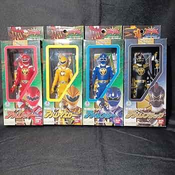 戦隊ヒーローシリーズ　アバレンジャー　 フィギュア　 4体セット 戦隊ヒーローシリーズ アバレンジャー フィギュア 4体セット